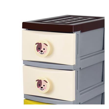 ตู้ลิ้นชัก 6 ชั้น MODERN B28 28x45x107 ซาฟารี_2