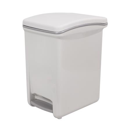 ถังขยะเหยียบเหลี่ยม PIONEER PN6002 18 ลิตร สีเทา_0