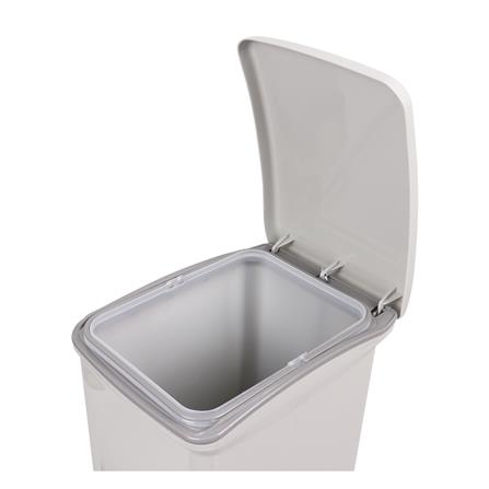 ถังขยะเหยียบเหลี่ยม PIONEER PN6002 18 ลิตร สีเทา_2