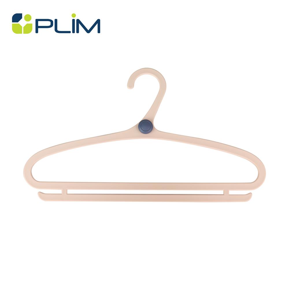 ไม้แขวนเสื้อ PLIM S0410P สีชมพู แพ็ก 4 ชิ้น