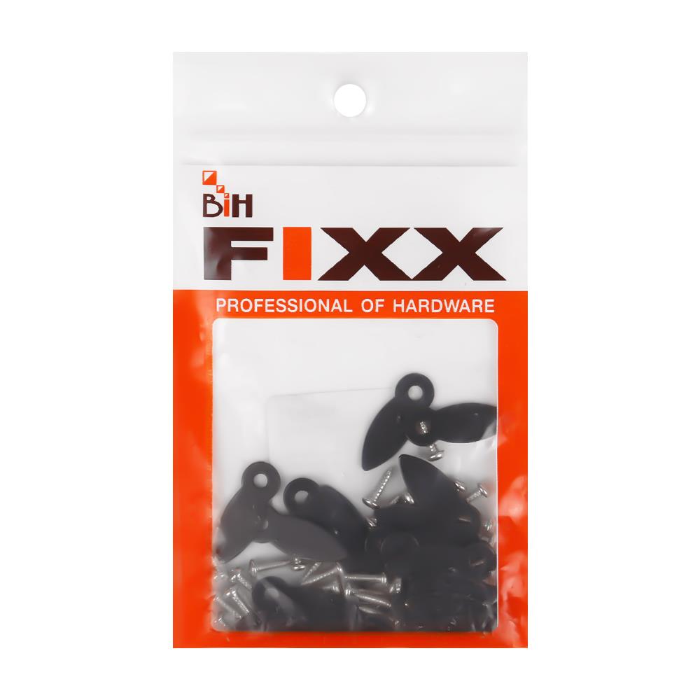 ล็อกหอกตัวใหญ่ BIH S-0175B สีดำ แพ็ก 25 ชิ้น