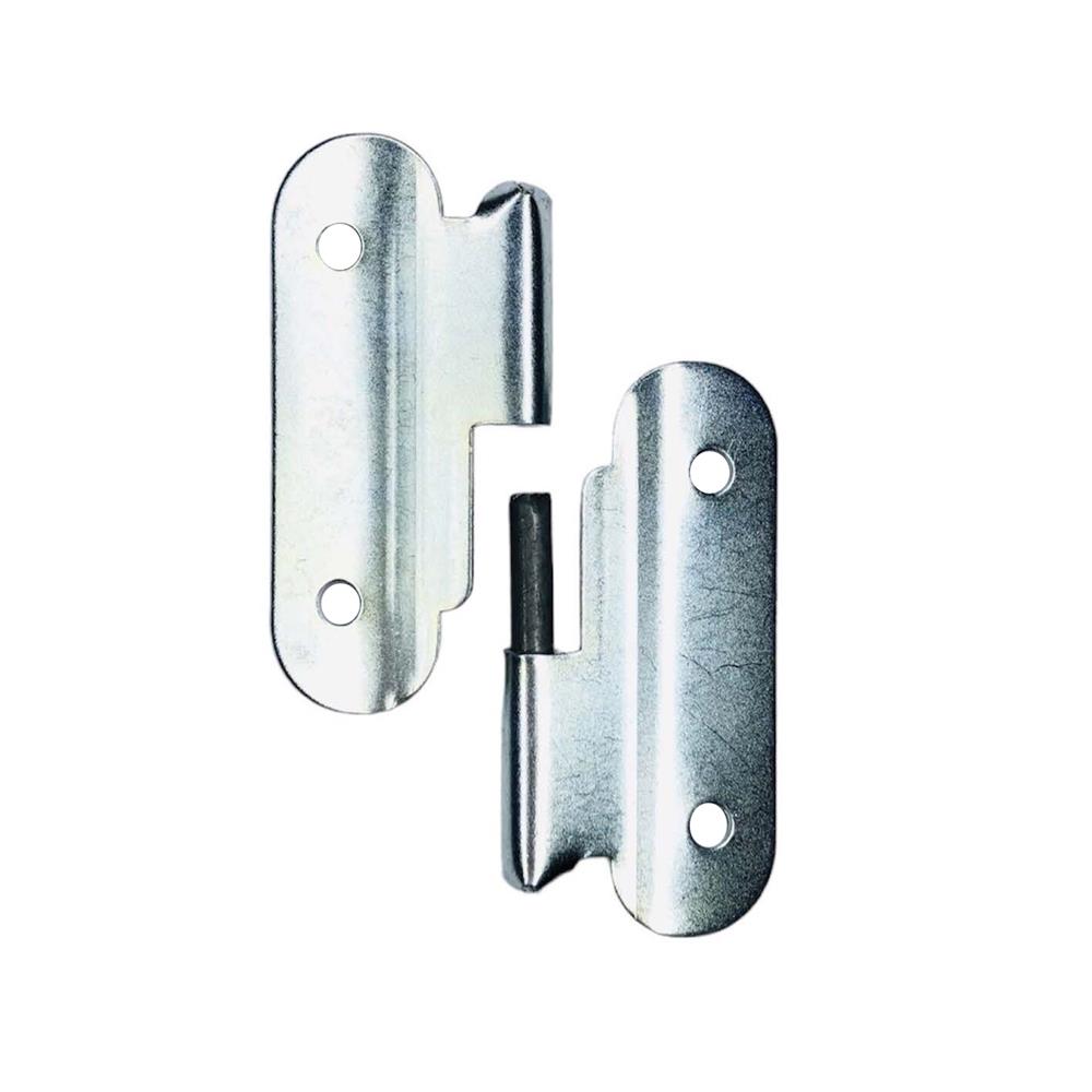 บานพับหน้าต่างมุ้งลวดผีเสื้อ BIH ซ้าย สีเงิน แพ็ก 4 ชิ้น