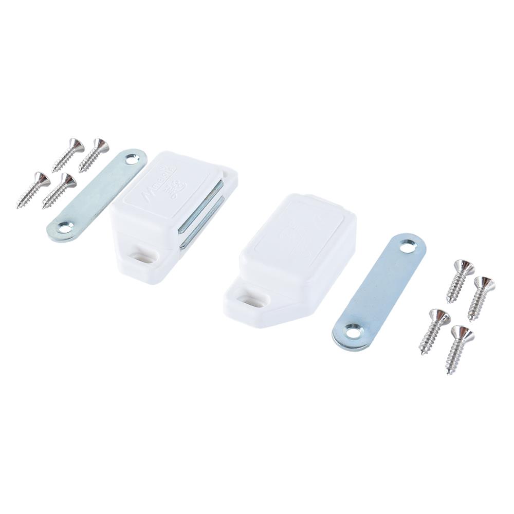 กันชนแม่เหล็กใหญ่ BIH สีขาว แพ็ก 2 ชิ้น