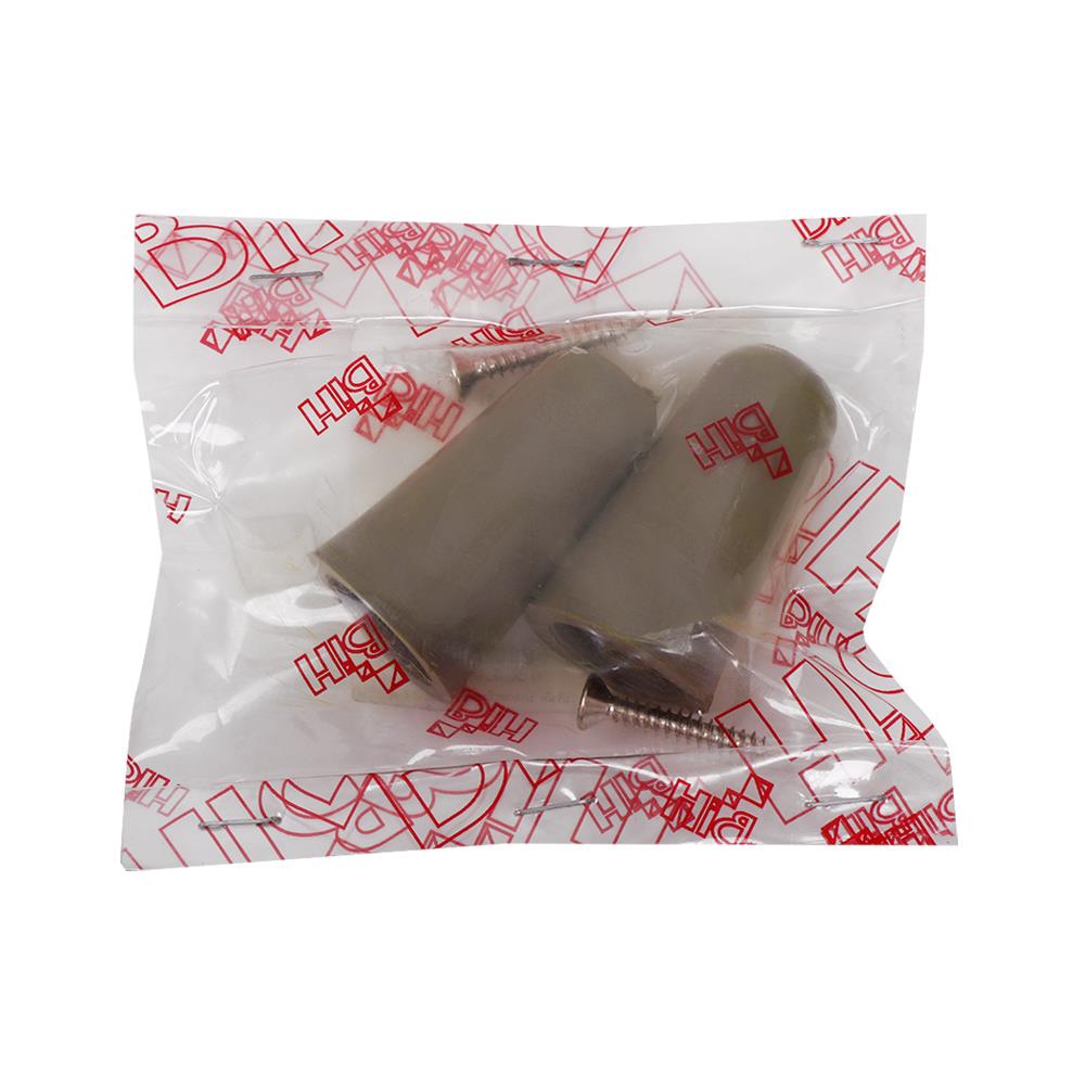 กันชนกลมสั้น BIH F01-BW 2P สีน้ำตาล