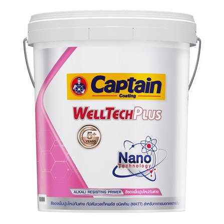 สีรองพื้นปูนใหม่ CAPTAIN WELLTECHPLUS ด้าน 1 แกลลอน_0