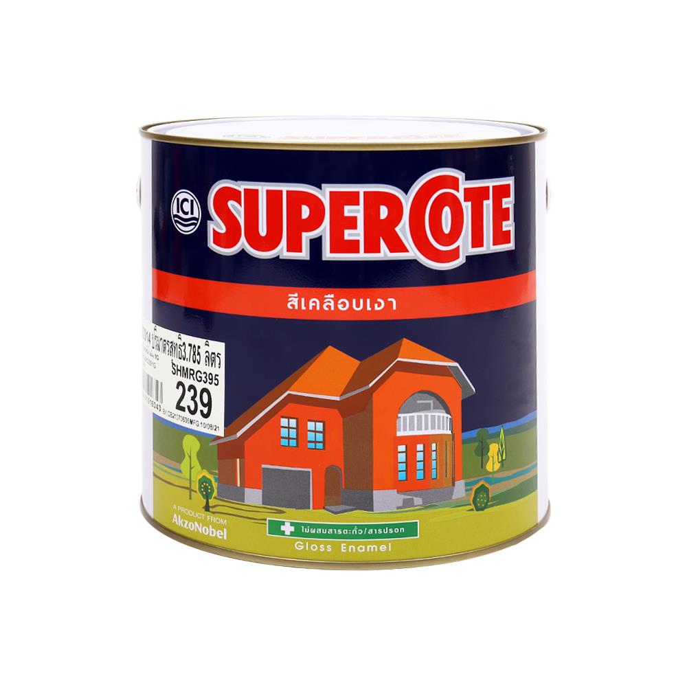 สีน้ำมัน DULUX SUPERCOTE #239 สีเขียว ด้าน 1 แกลลอน