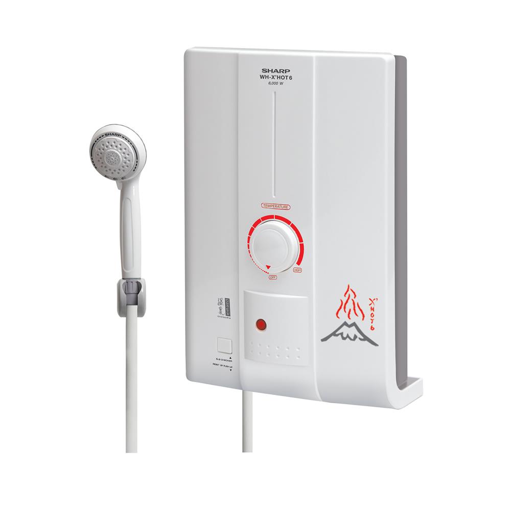 เครื่องทำน้ำอุ่น SHARP WH-X_HOT6 6000 วัตต์ สีขาว