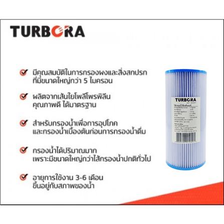 ไส้กรอง TURBORA PLEATED BB 10 นิ้ว_1