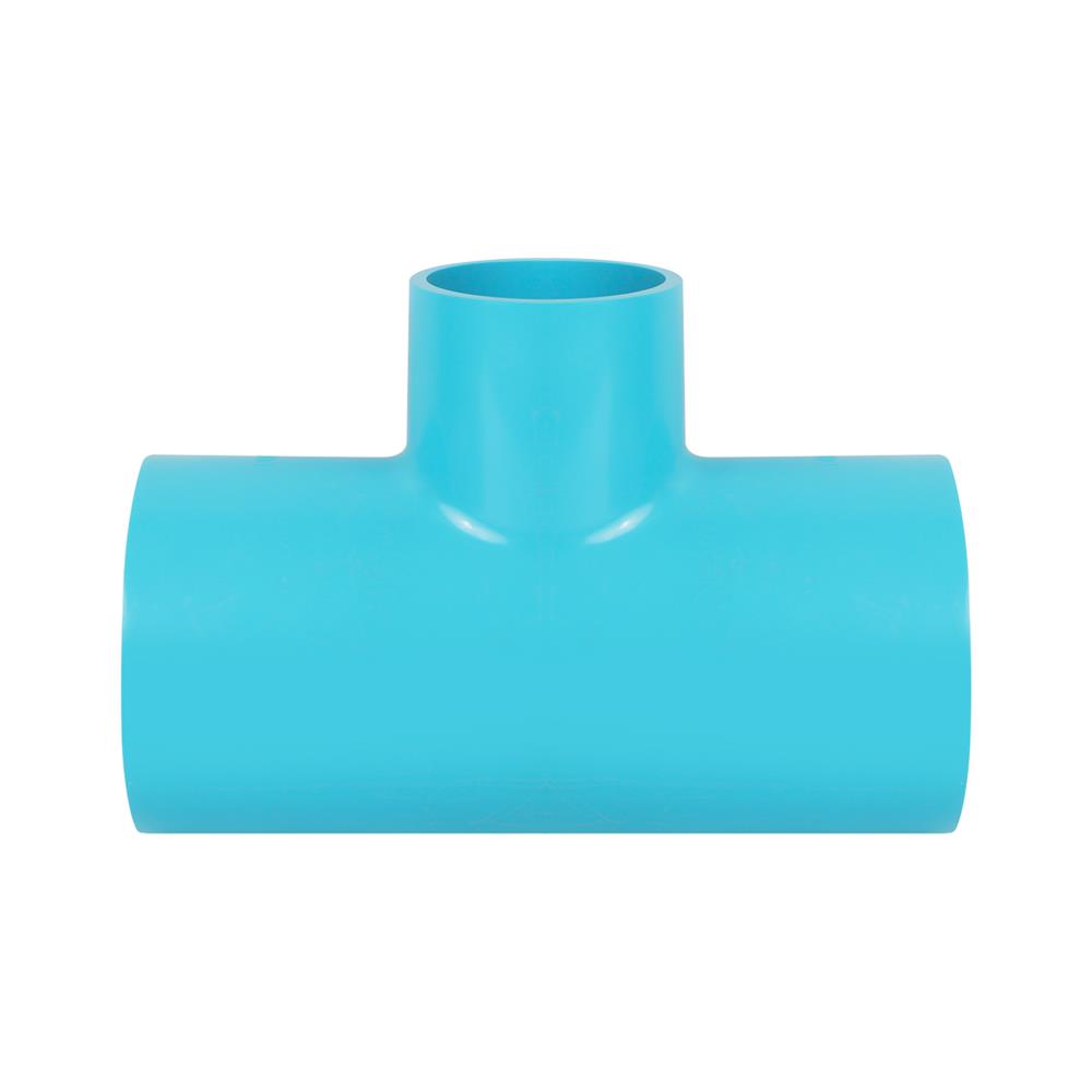 ข้อต่อสามทางลด PVC ท่อน้ำไทย 4x2 1/2 นิ้ว สีฟ้า