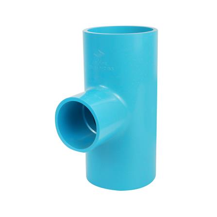 ข้อต่อสามทางลด PVC ท่อน้ำไทย 4x2 1/2 นิ้ว สีฟ้า_0