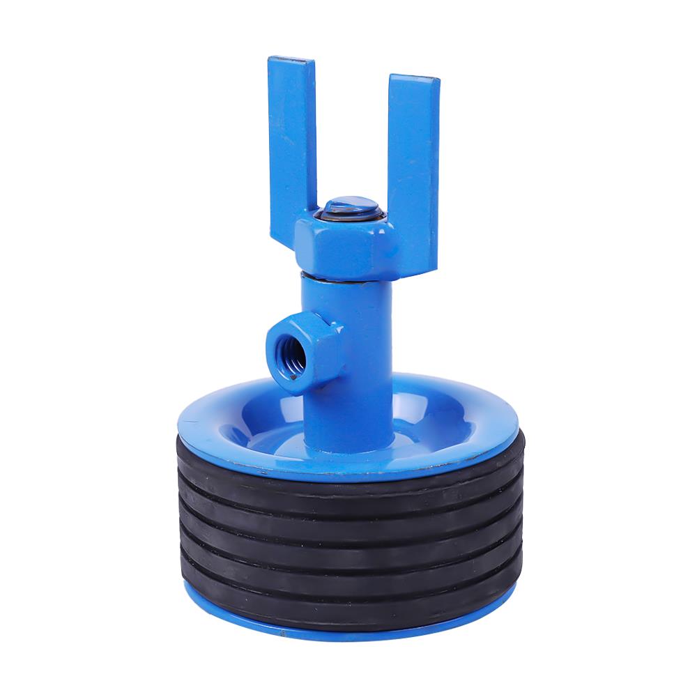 ลูกยางเทสน้ำ ล็อกแอม 4 นิ้ว สีฟ้า