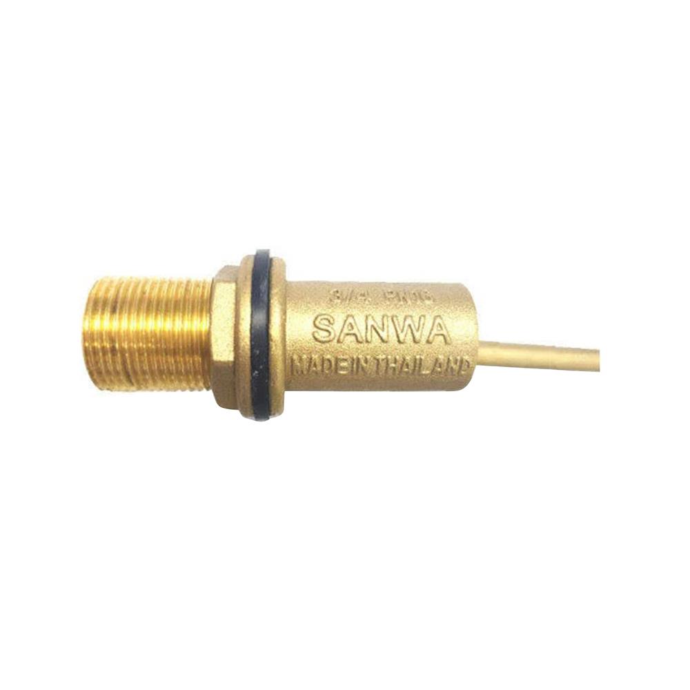 ลูกลอยธรรมดา SANWA 3/4 นิ้ว สีส้ม