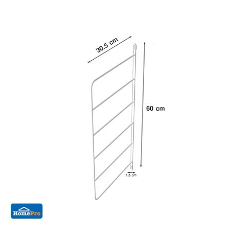 โครงรับชั้น STACKO COZI 1.5x30.5x60 ซม. สีขาว_5
