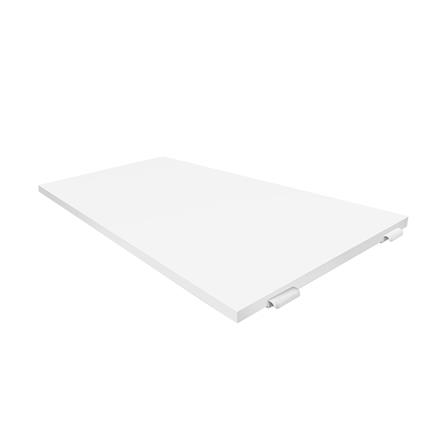 แผ่นชั้นไม้เมลามีน STACKO COZI 60x30x1.6 ซม. สีขาว_0