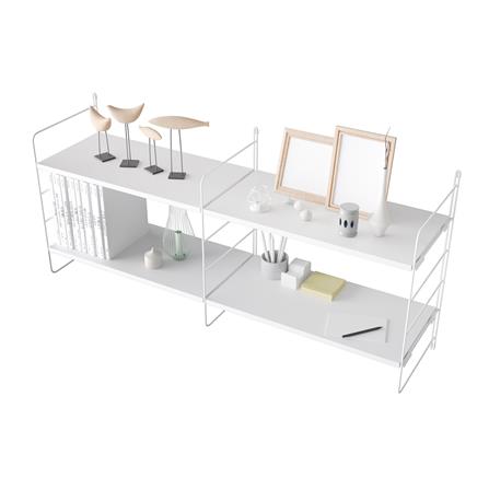 แผ่นชั้นไม้เมลามีน STACKO COZI 60x30x1.6 ซม. สีขาว_2