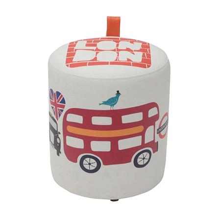 สตูลกลม KONCEPT TRAVELA สีขาว_0