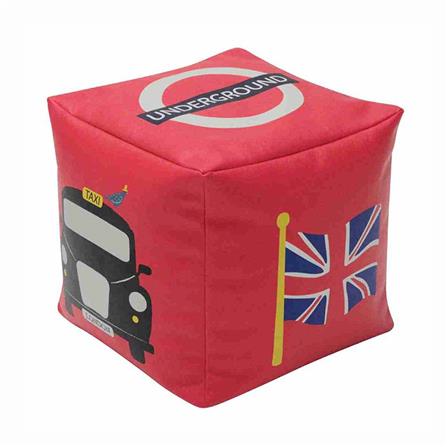 สตูลเหลี่ยม KONCEPT TRAVELA สีแดง_1