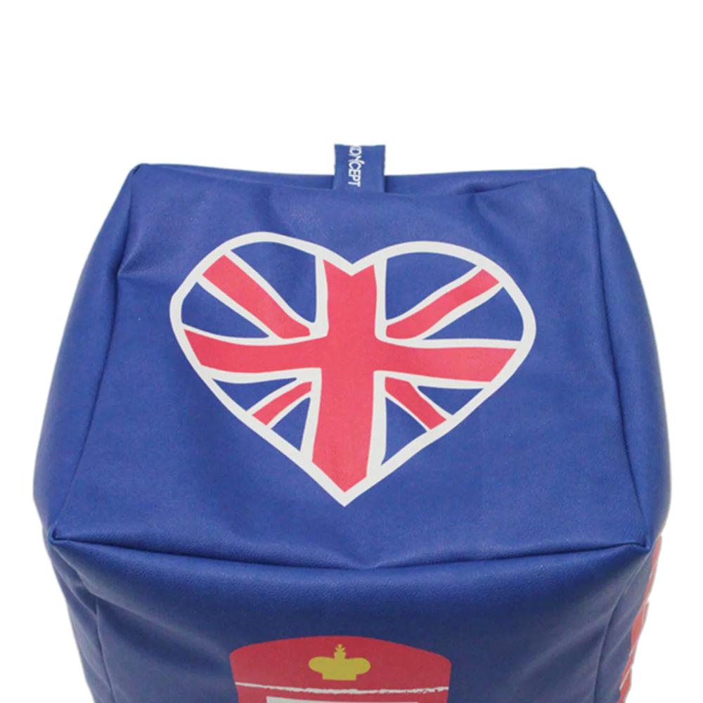 สตูลเหลี่ยม KONCEPT TRAVELA  สีน้ำเงิน