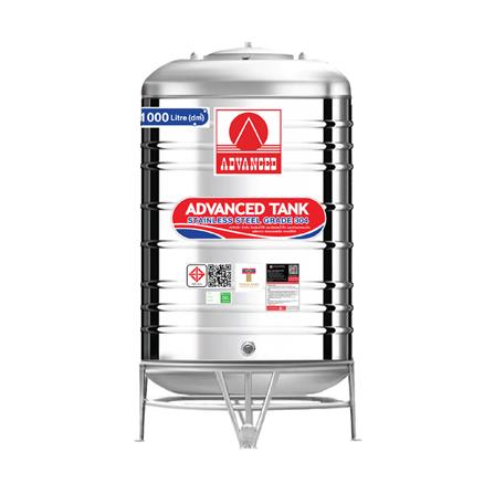 ถังเก็บน้ำสเตนเลส ก้นนูน ADVANCED AV 1000 ลิตร_0