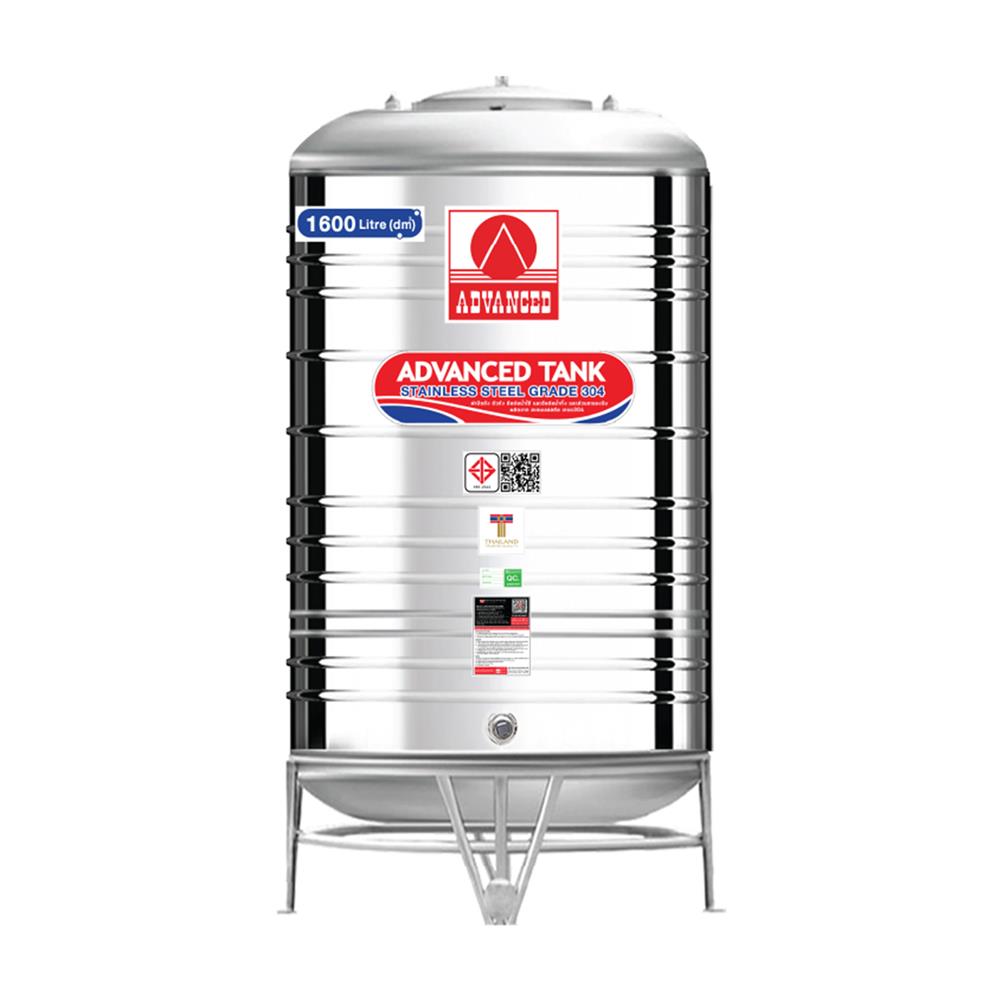 ถังเก็บน้ำสเตนเลส ก้นนูน ADVANCED AV 1600 ลิตร