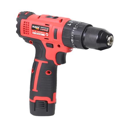สว่านกระแทกไร้สาย (พร้อมแบตเตอรี่) EUROX 12V. II 12 โวลต์_1