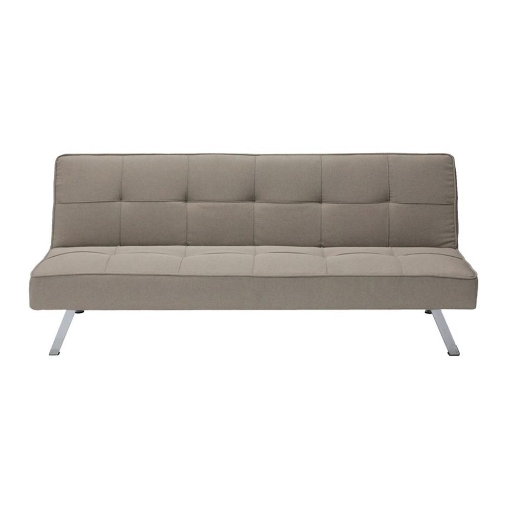 โซฟาเบด 2 ที่นั่ง KONCEPT LODER สีน้ำตาลกากี