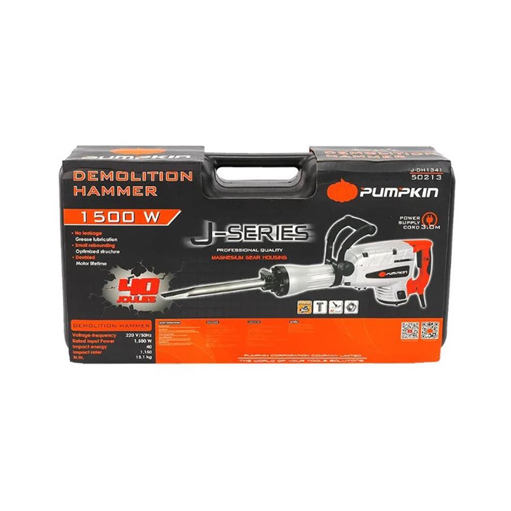 สกัดไฟฟ้า PUMPKIN 50213 J-DH1341 1500 วัตต์ 13 กก.