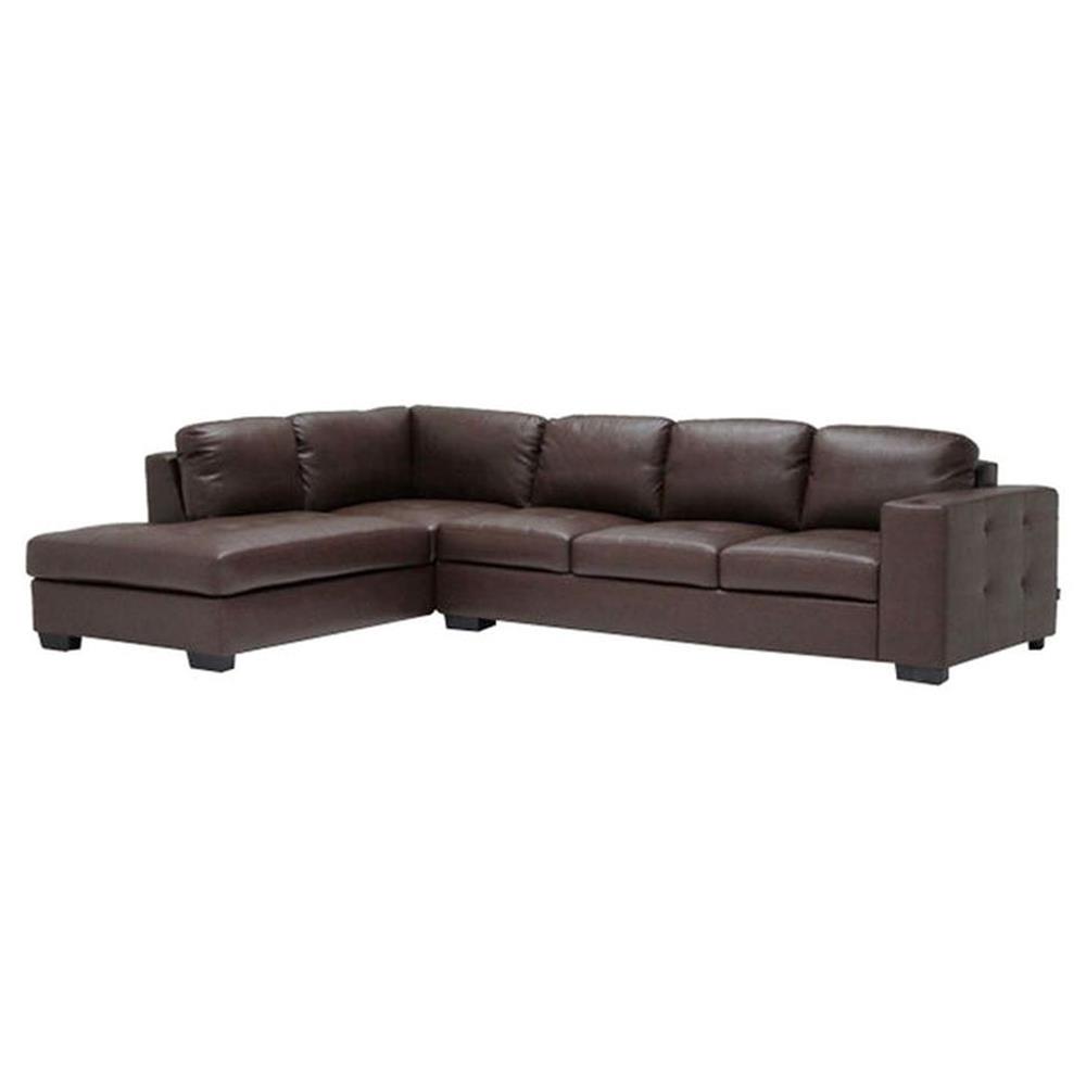 โซฟาเข้ามุมซ้าย KONCEPT TIMMER สีน้ำตาล