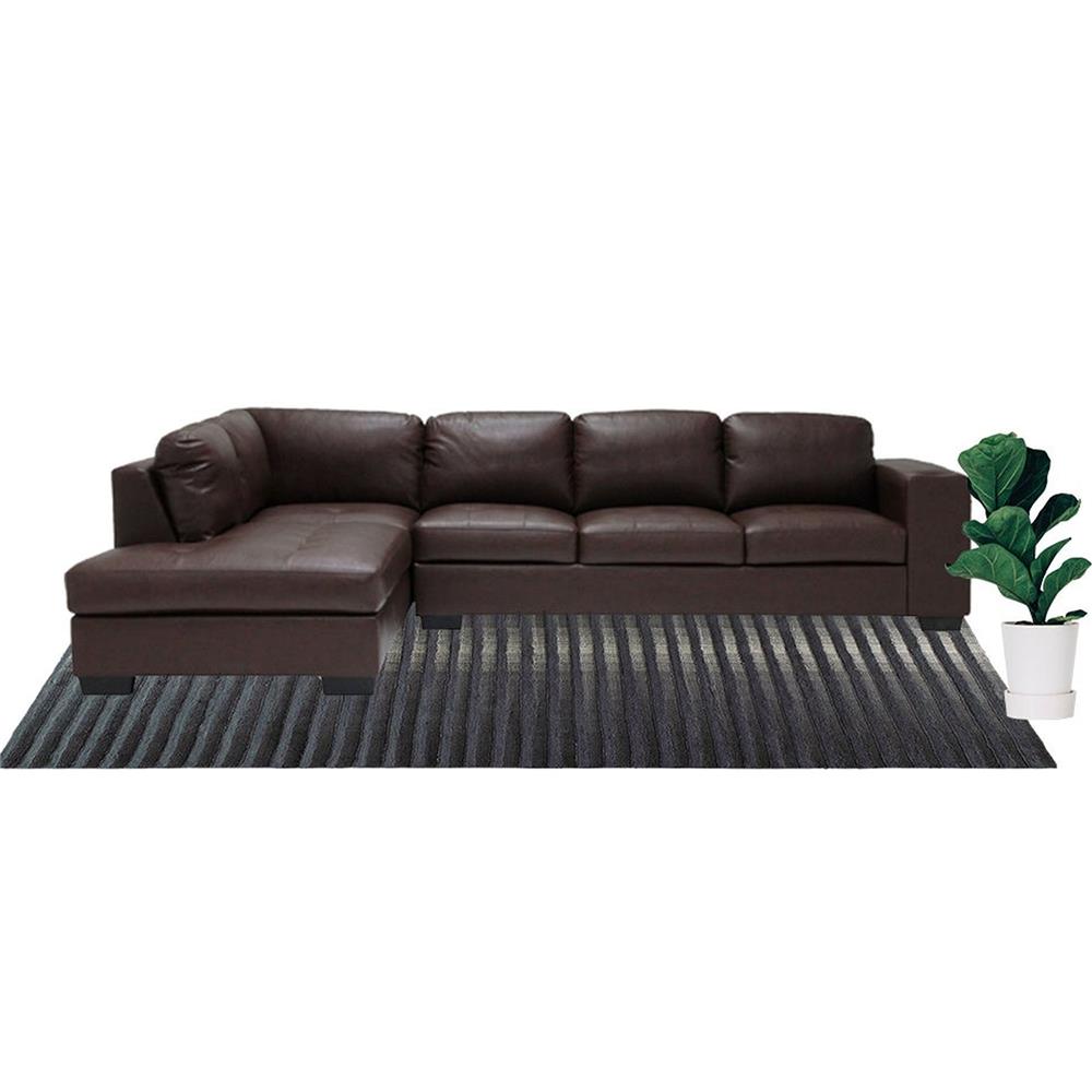 โซฟาเข้ามุมซ้าย KONCEPT TIMMER สีน้ำตาล