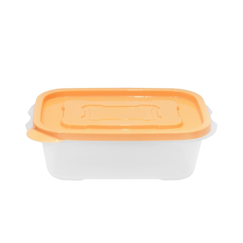 กล่องอาหาร KECH 9001 0.6 ลิตร สีส้ม แพ็ค 4 ชิ้น