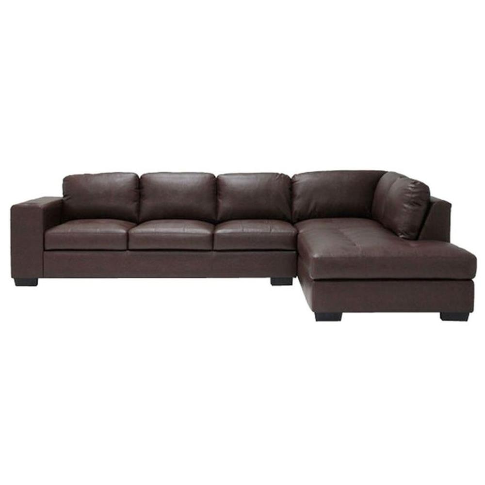 โซฟาเข้ามุมขวา KONCEPT TIMMER สีน้ำตาล