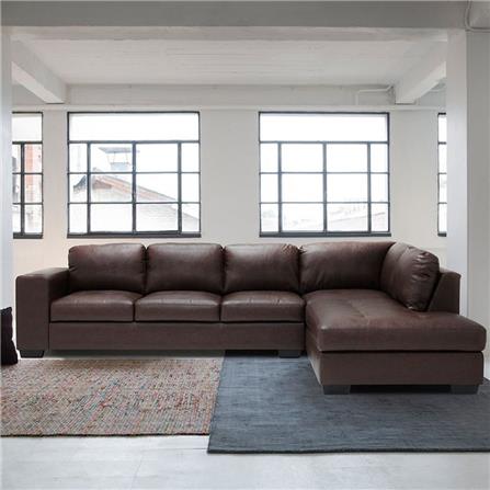 โซฟาเข้ามุมขวา KONCEPT TIMMER สีน้ำตาล_2