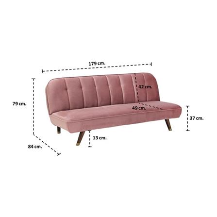 โซฟาเบด KONCEPT JANISA สีชมพู_4