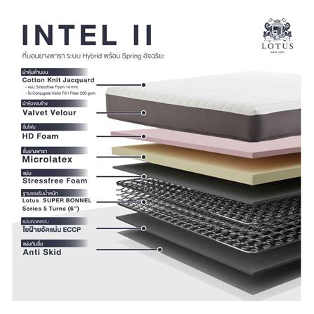ที่นอน 5 ฟุต LOTUS INTEL II พร้อมหมอนหนุน 2 ชิ้น_3