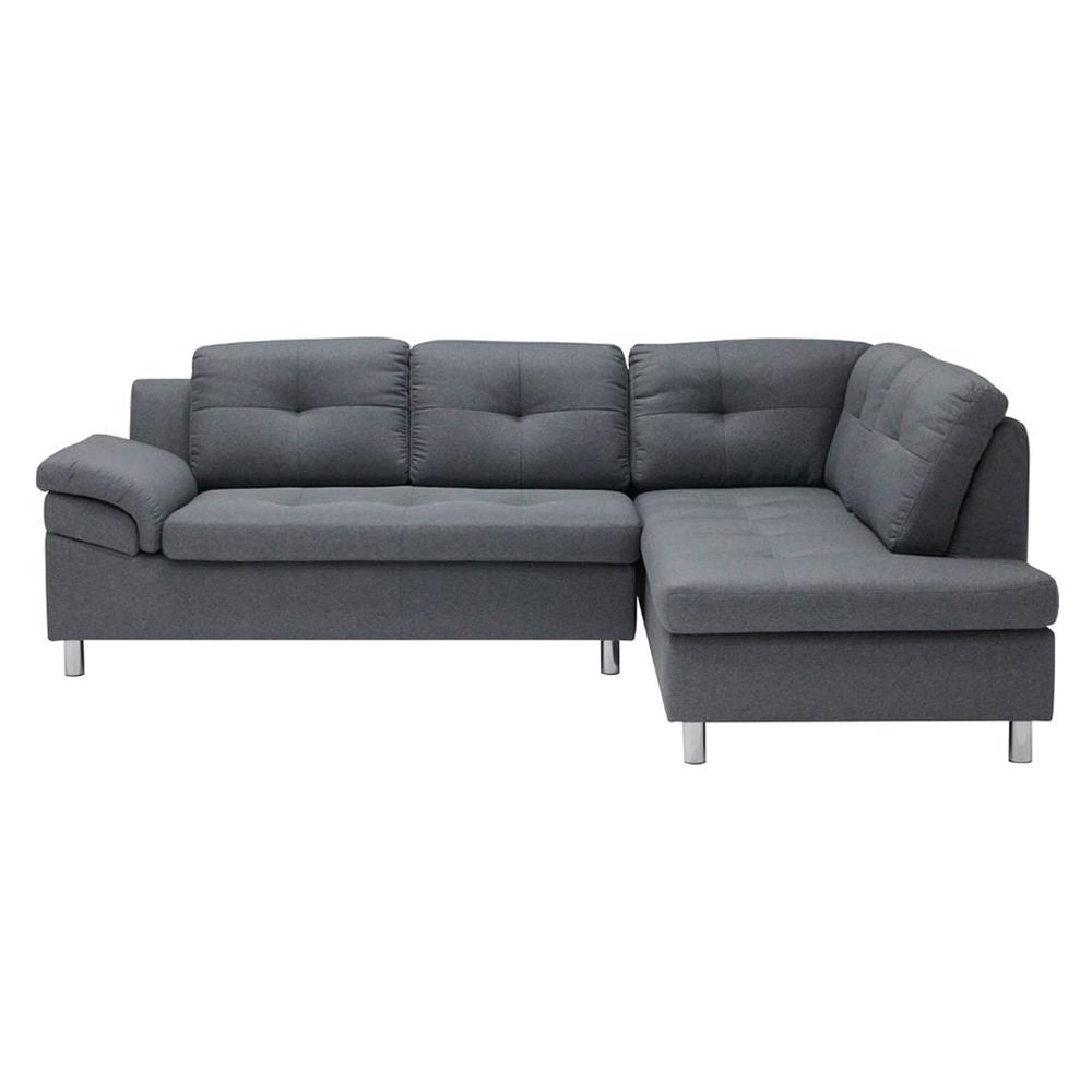 โซฟาเข้ามุมขวา KONCEPT TULIO สีเทา