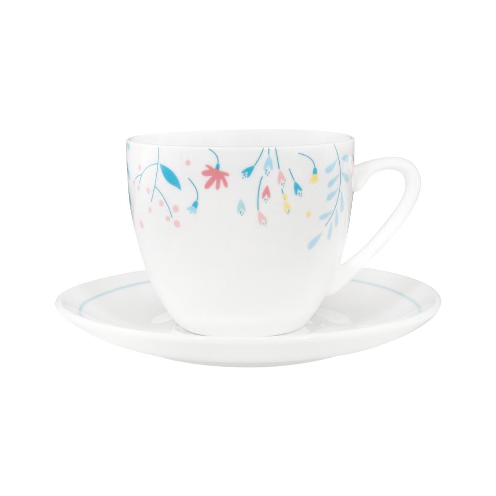 ชุดถ้วยกาแฟ PORCELAIN 220 มล. KECH CHEERFUL LEAF