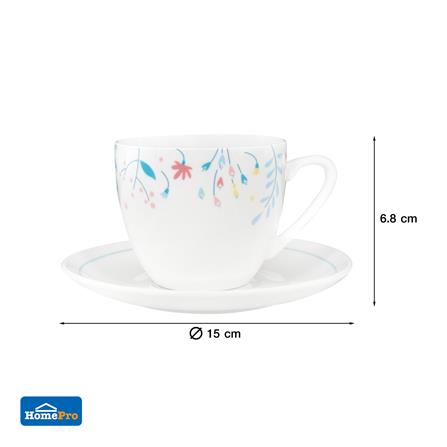 ชุดถ้วยกาแฟ PORCELAIN 220 มล. KECH CHEERFUL LEAF_5