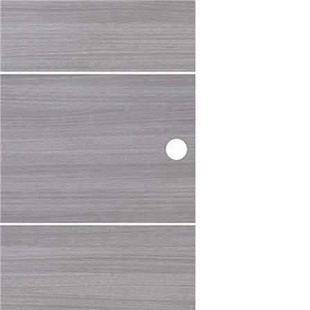 ประตูไม้ปิดผิว PVC N999 P336-5 80X200 ซม. สีเทา_1