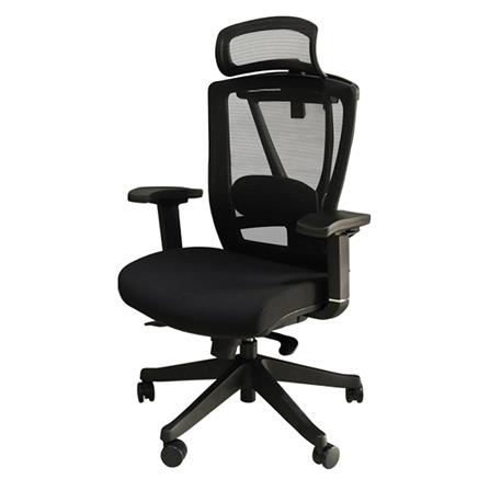 D.I.Y. เก้าอี้สำนักงาน DESKSPACE TULI เบาะผ้า สีดำ