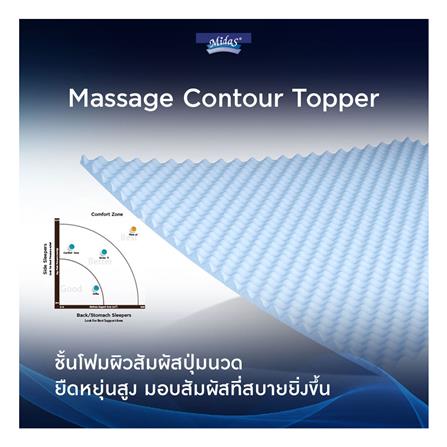 ที่นอน 3.5 ฟุต MIDAS DYNAMIK 1000 พร้อมหมอนหนุน 1 ชิ้น_9