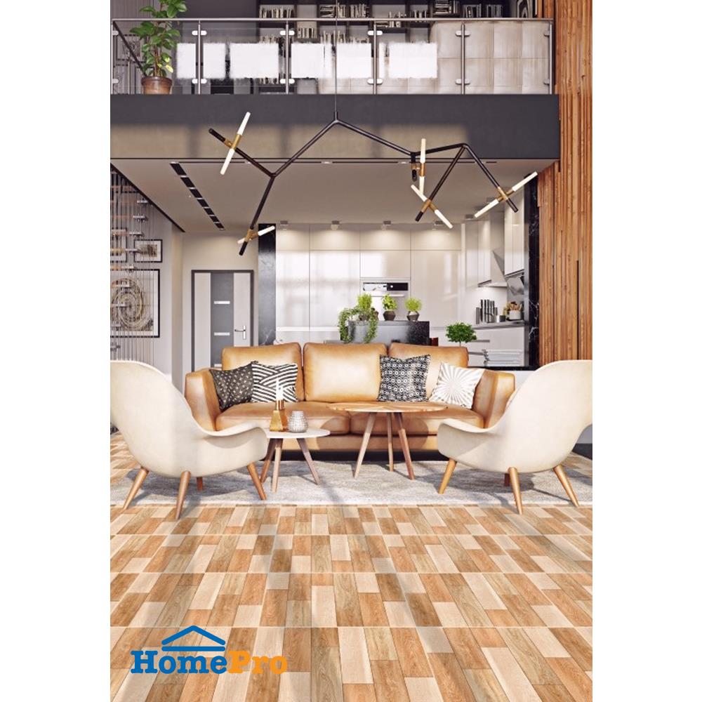 กระเบื้องพื้น 18x18 ซม. TARA บอสโซ่ วู๊ด น้ำตาล EXC PM 1 ตร.ม.