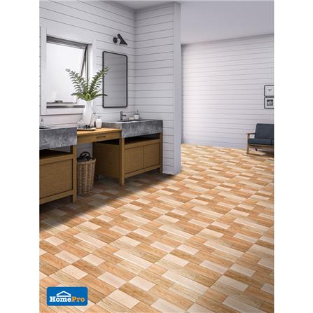 กระเบื้องพื้น 18x18 ซม. TARA บอสโซ่ วู๊ด น้ำตาล EXC PM 1 ตร.ม._3