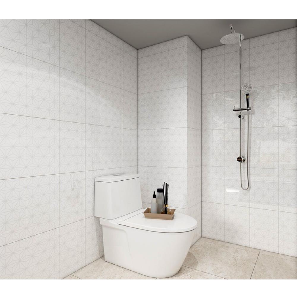 กระเบื้องผนัง 10x16 นิ้ว ภูผา เพชรจินดา ขาว