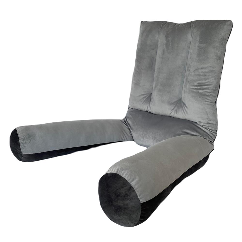 เบาะรองหลัง HOME LIVING STYLE HUG 18X43 นิ้ว สีเทา