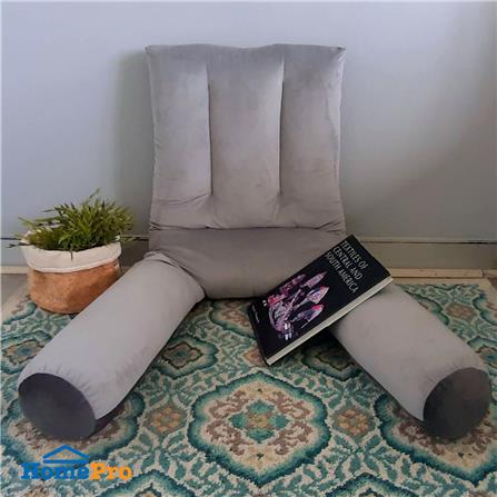 เบาะรองหลัง HOME LIVING STYLE HUG 18X43 นิ้ว สีเทา_4