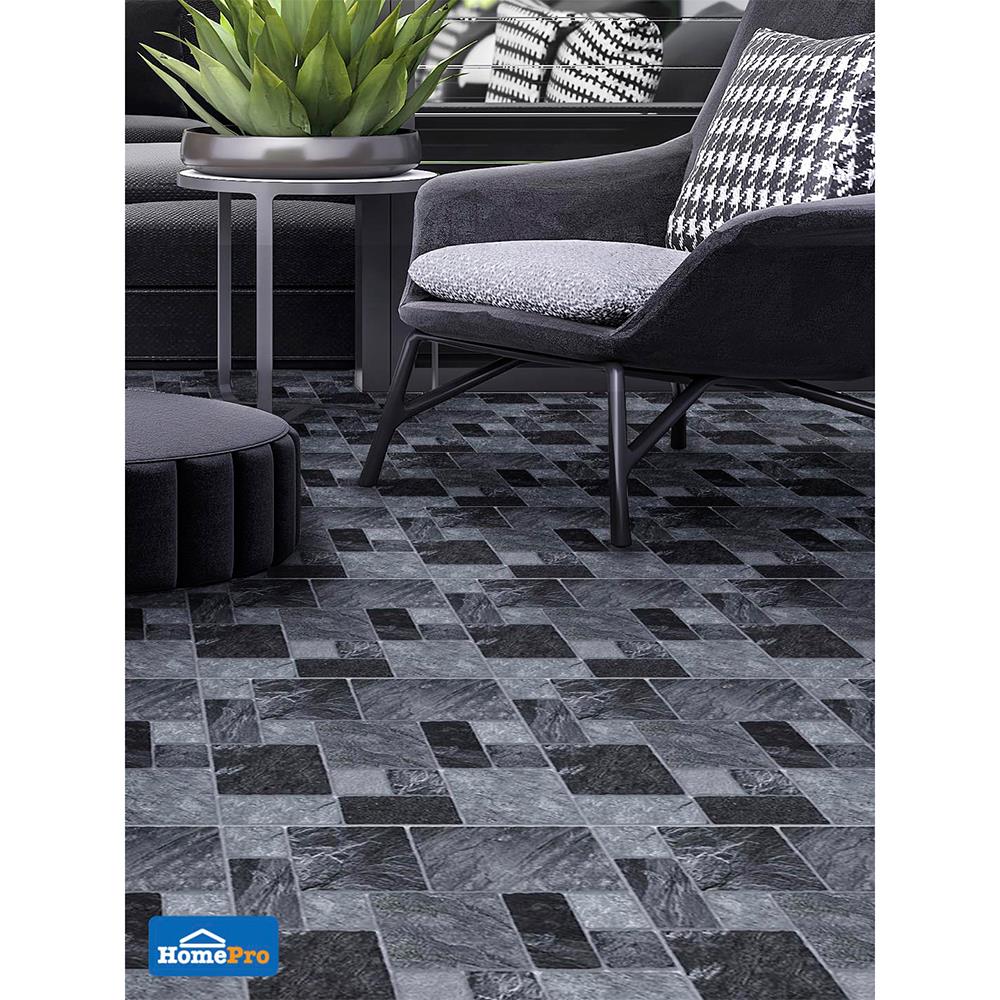 กระเบื้องพื้น 18x18 นิ้ว TARA ลูเซนซ่า สโตน เทา EXC PM 1 ตร.ม.