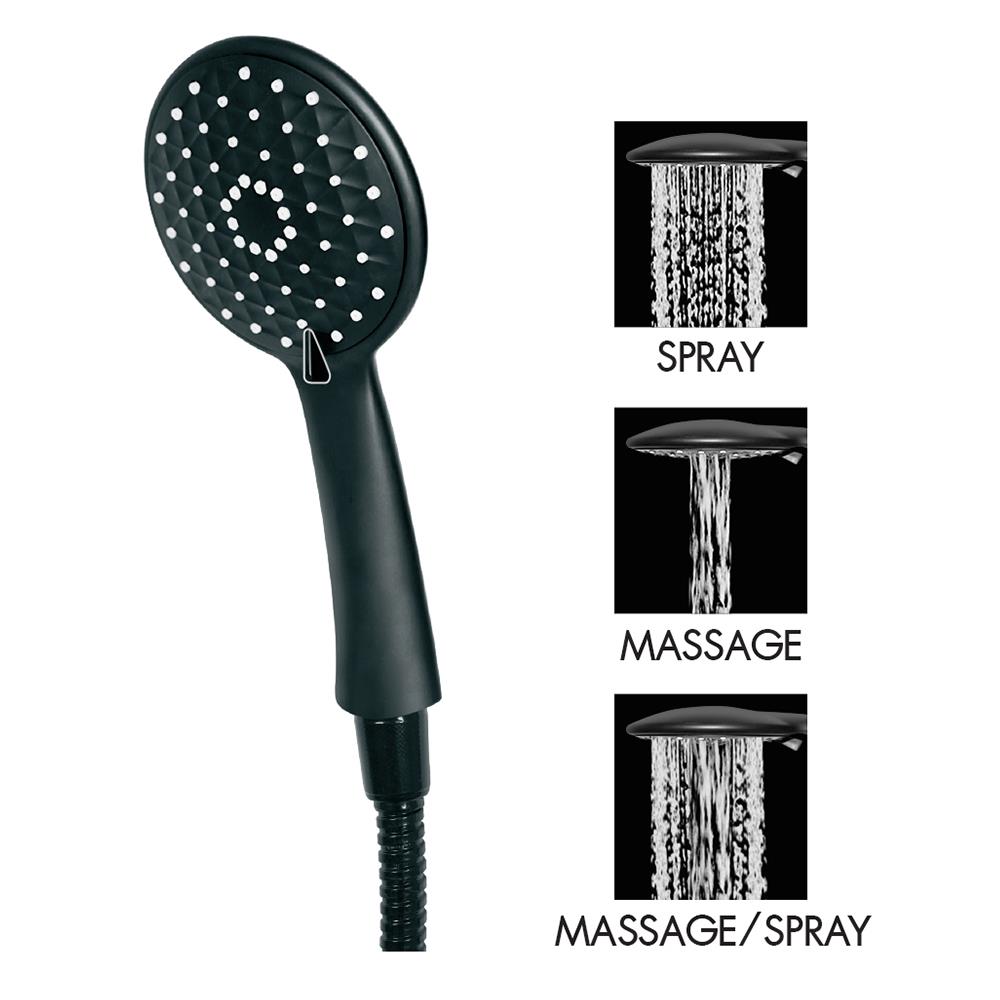 ฝักบัวสายอ่อน WSP-319BK สีดำ