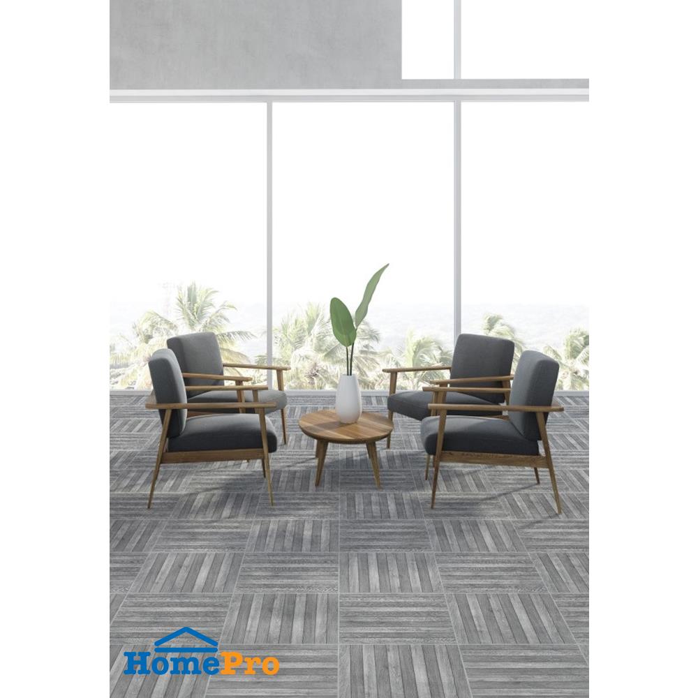 กระเบื้องพื้น 18x18 ซม. TARA เมอร์ซิโอ้ วู๊ด เทา EXC PM 1 ตร.ม.