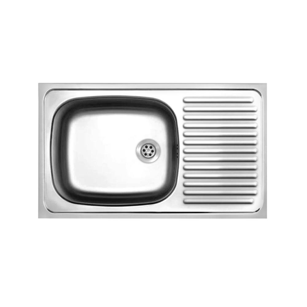 ซิงค์ฝัง 1 หลุม 1 ที่พัก ADVANCED AVP 075MA/C สีเงิน