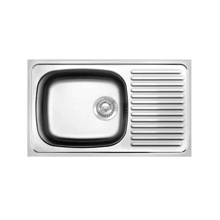 ซิงค์ฝัง 1 หลุม 1 ที่พัก ADVANCED AVP 075MB/C สีเงิน_0